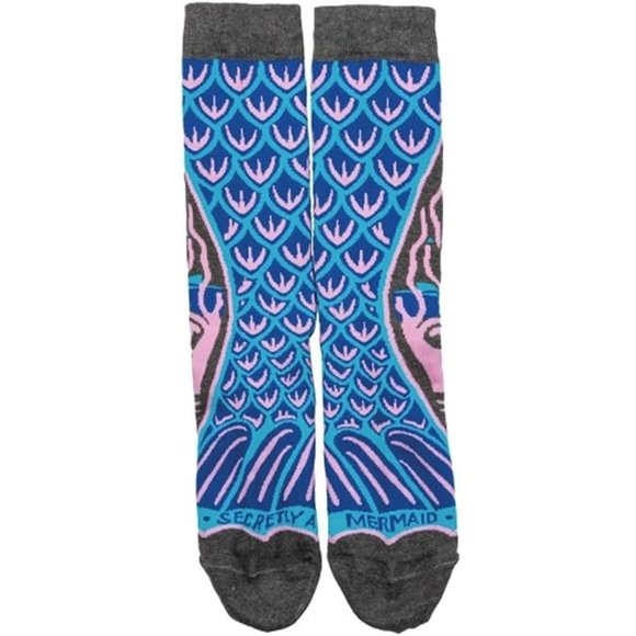 Primitives by Kathy Novelty Socks - Secretly Mermaid
